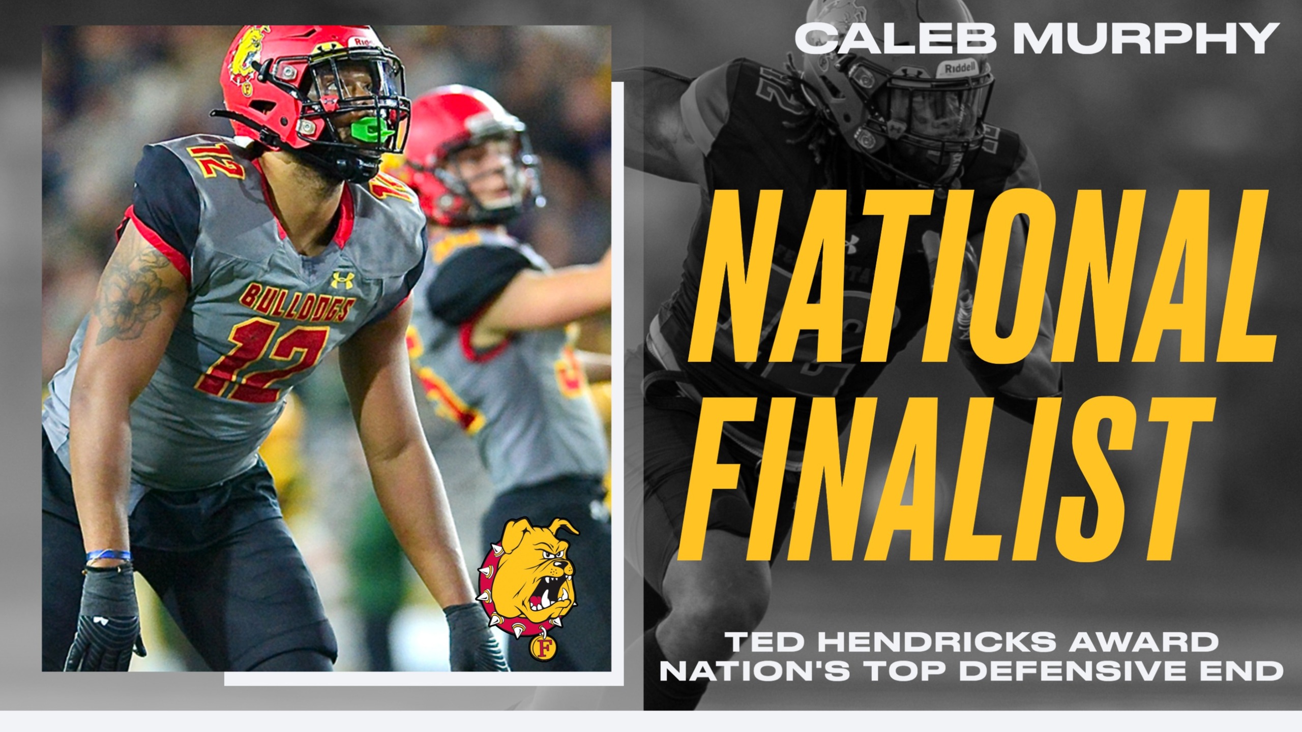 Ferris State's Caleb Murphy Tabbed National Finalist For Ted Hendricks Award As Top Defensive End In College Football
