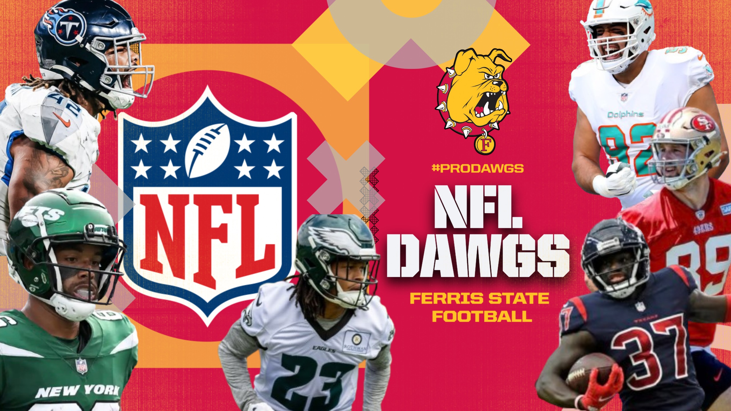 Six Ferris State Football Alums Competing In NFL Preseason Camps