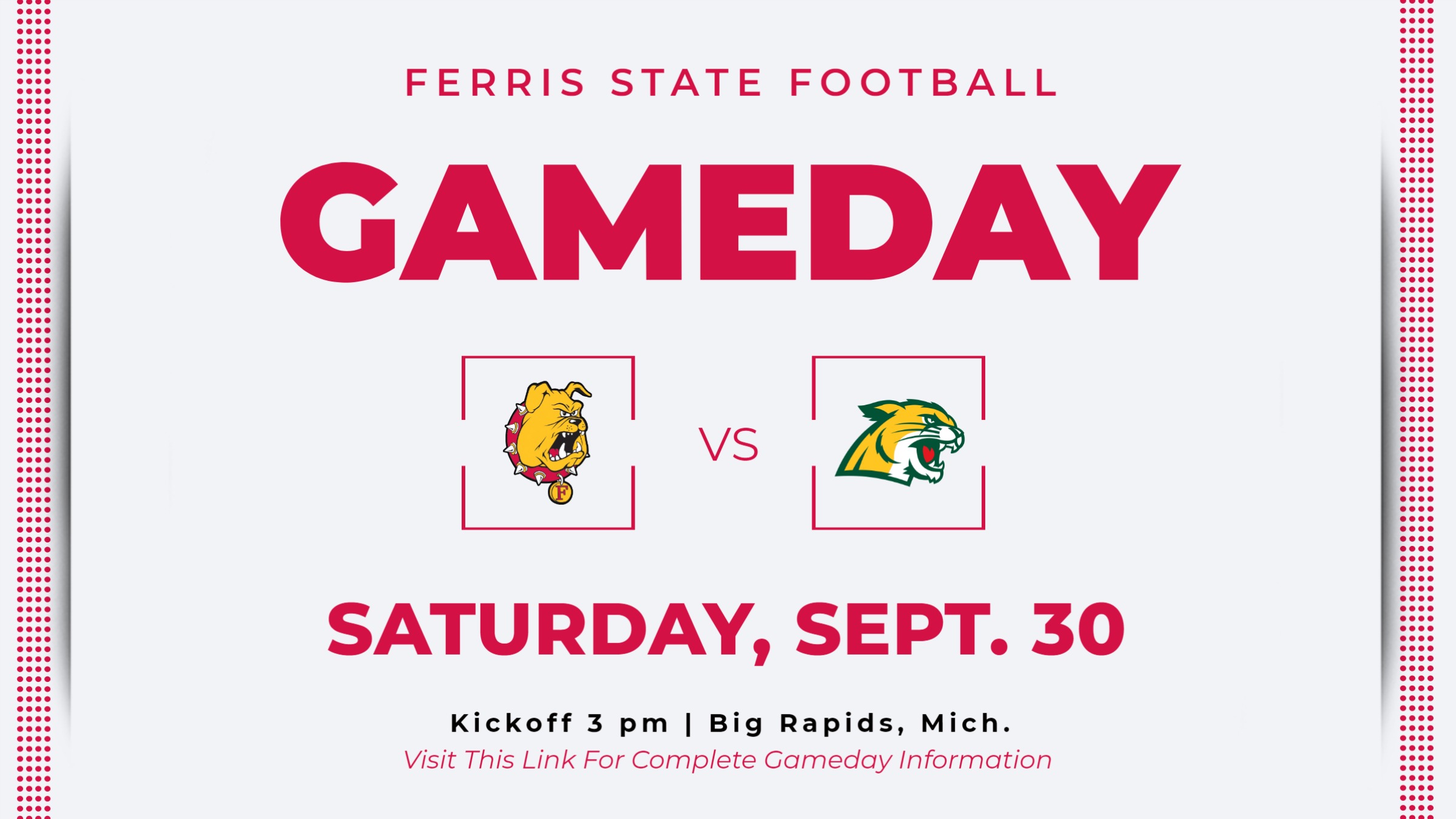 GAMEDAY: Ferris State vs Northern Michigan