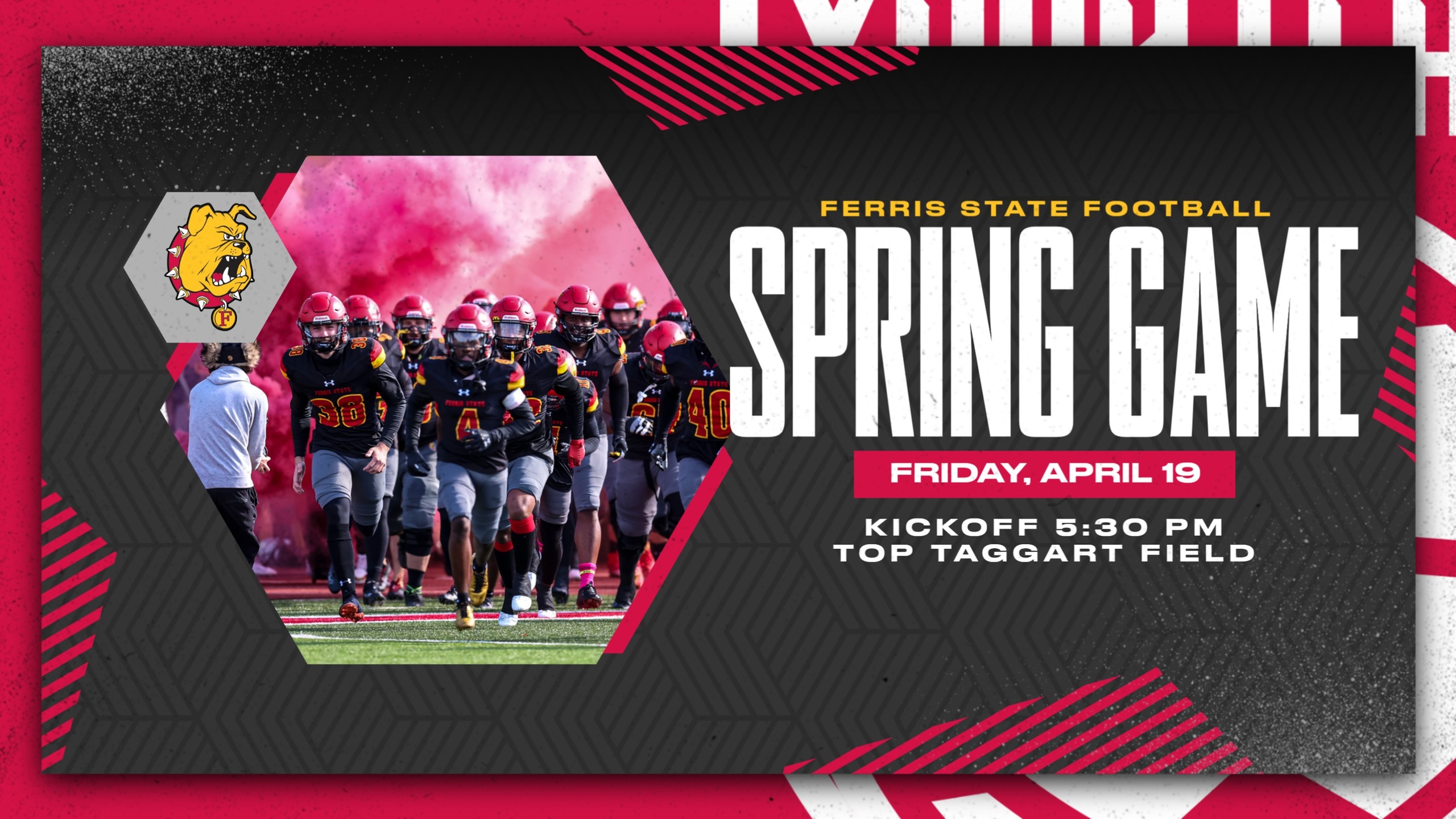 Ferris State Football Spring Game This Friday Evening At Top Taggart Field