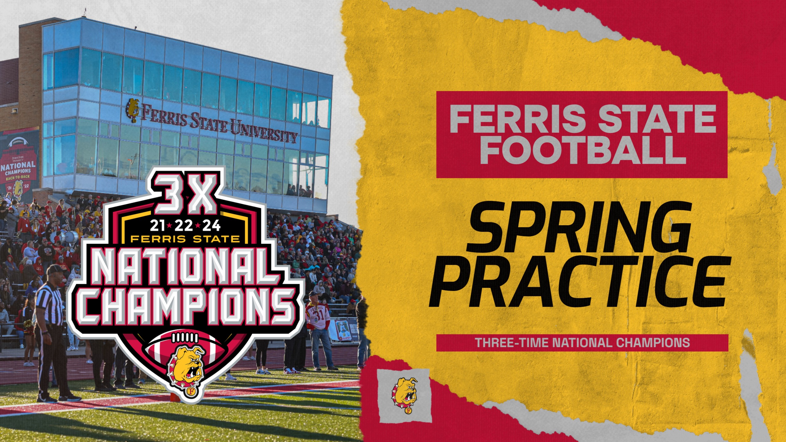 Three-Time National Champion Ferris State Opens Spring Football Practice This Week!