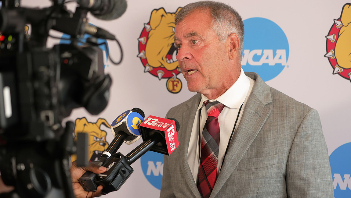 Ferris State Football GLIAC Media Day - Tony Annese Interview