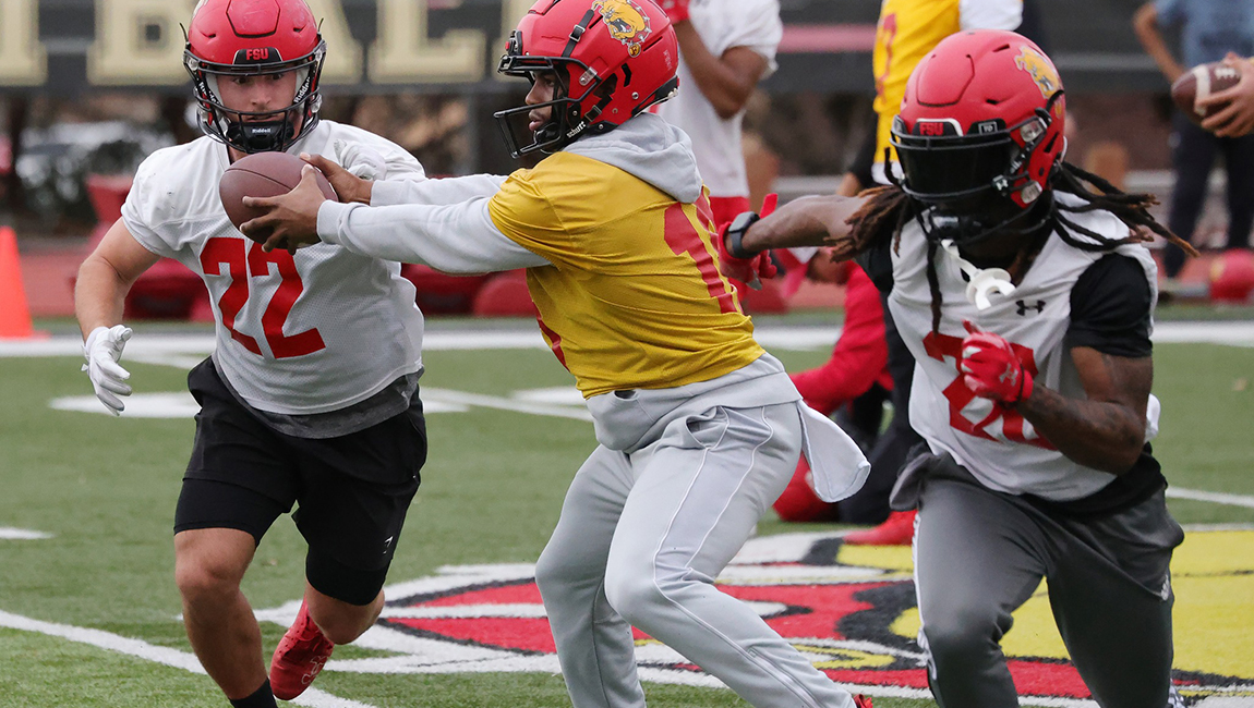 Ferris State Football First Spring Practice Highlights