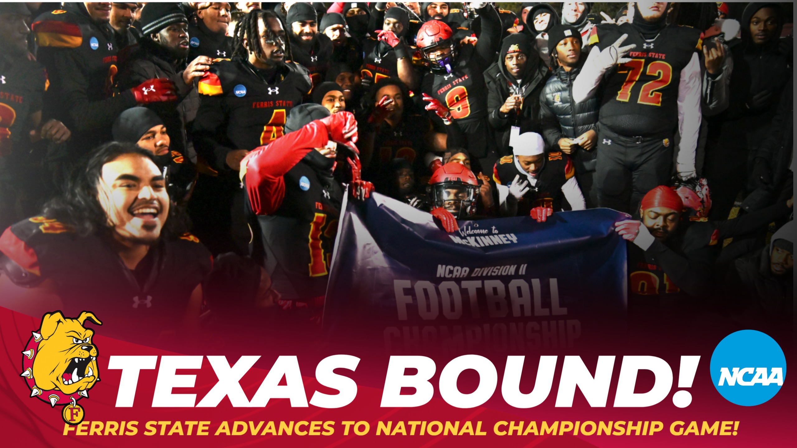 TEXAS BOUND! Ferris State Football Advances To D2 National Championship Game!