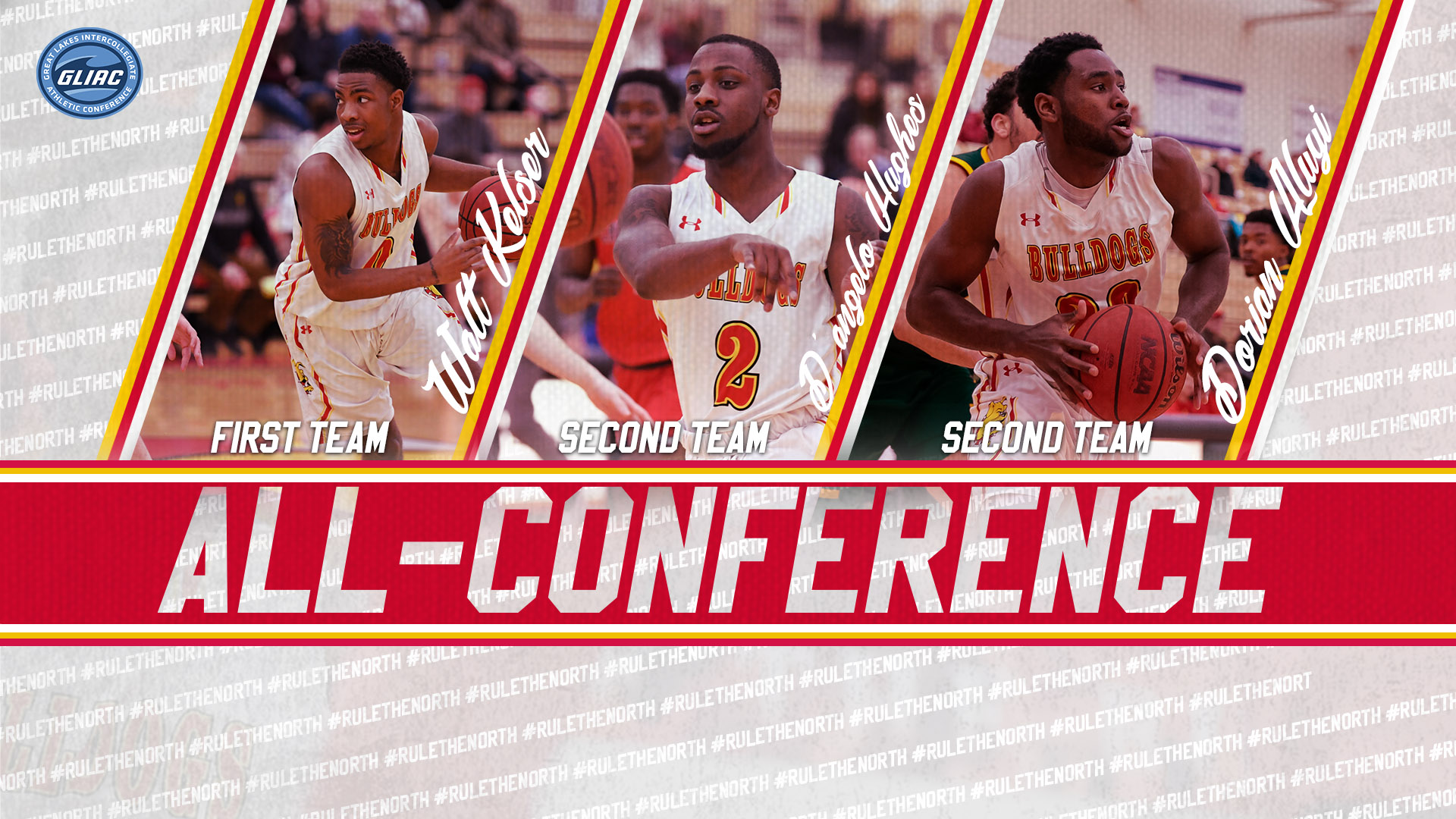 Trio Of Ferris State Men's Basketball Standouts Receive All-Conference Recognition