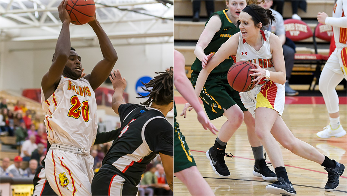 First-Place Ferris State Basketball Teams Seeking Divisional Crowns On The Road This Week