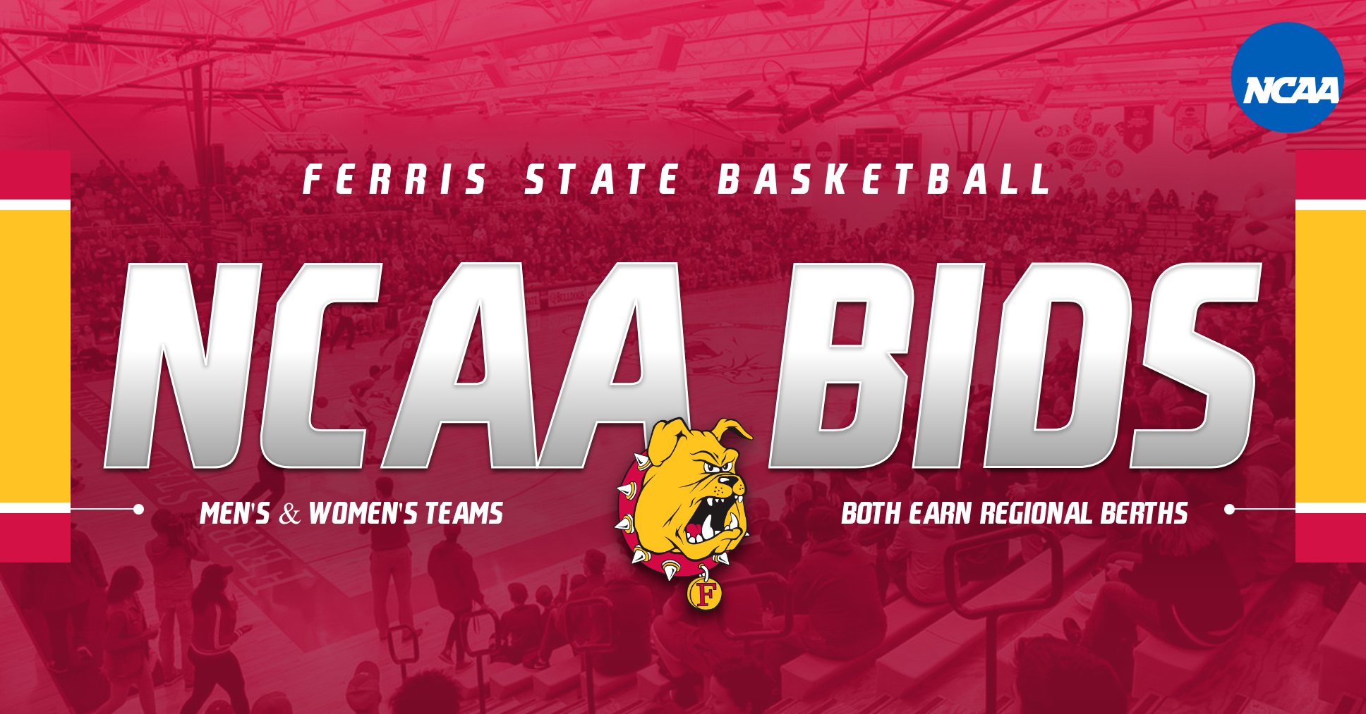 Ferris State Basketball Squads Both Earn NCAA Tourney Berths In Same Year For First Time In School History
