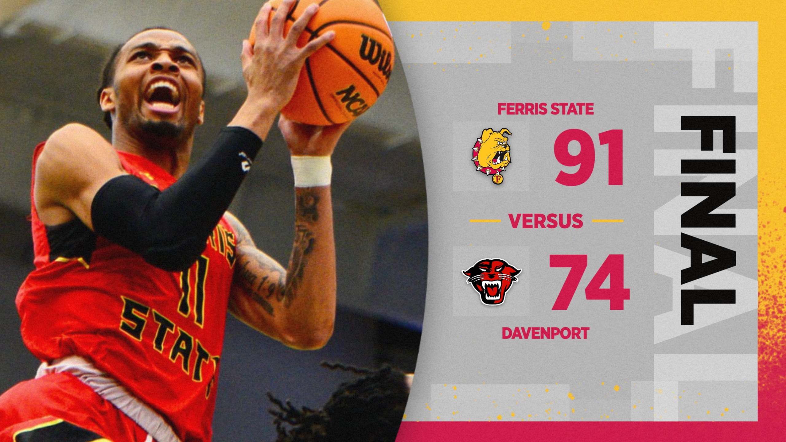 Five Reach Double-Digits as First-Place Bulldogs Top Davenport In Home League Encounter
