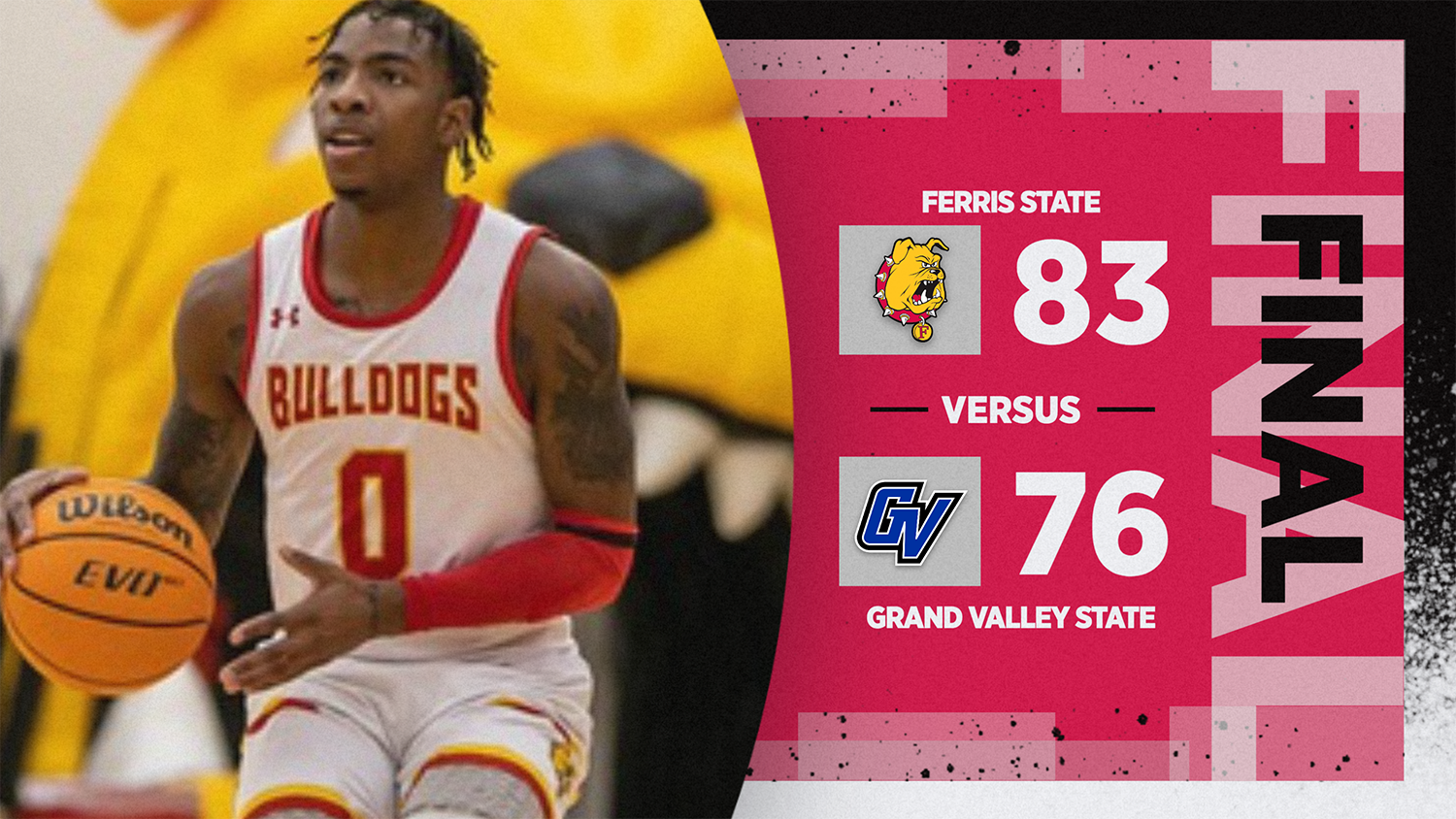 League Leader Ferris State Registers Rivalry Road Win Over Grand Valley State