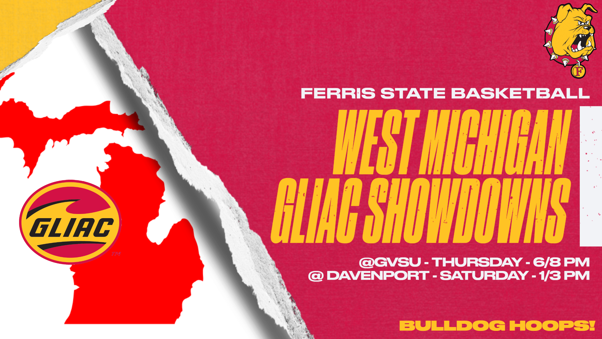 League-Leading Ferris State Basketball Squads Face West Michigan Rivals This Week In GLIAC Play