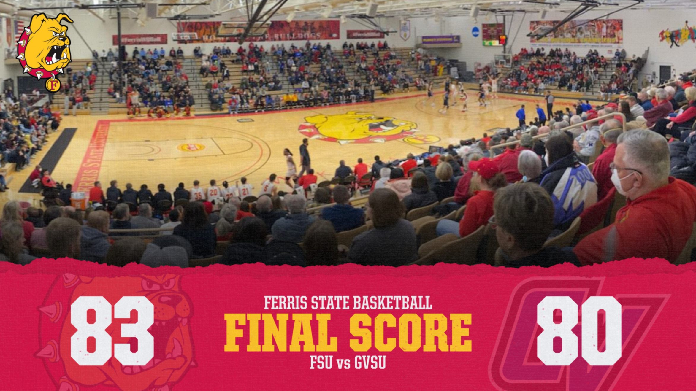 Ferris State Pulls Out Narrow Victory In Thrilling West Michigan Rivalry Game Over GVSU