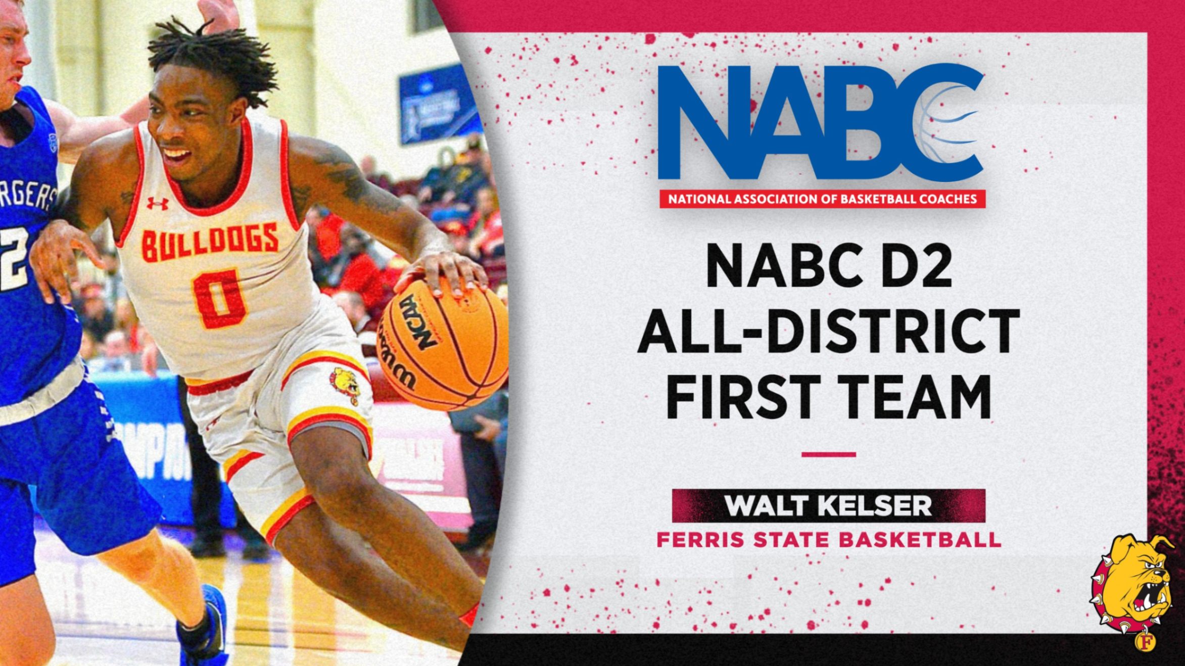 Senior Standout Walt Kelser Named To NABC All-District First Team