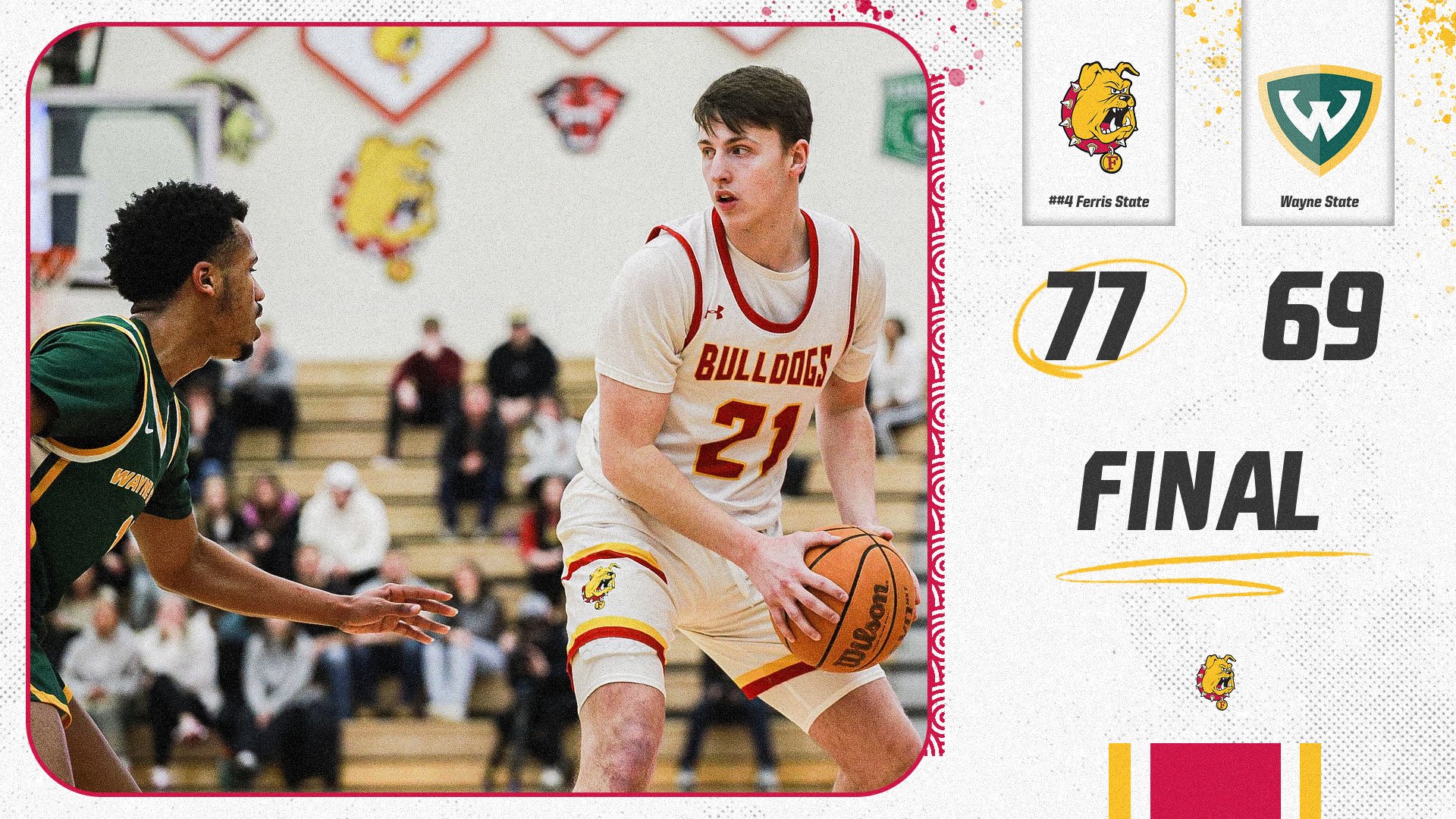Ferris State Tops Wayne State In GLIAC Battle To Complete Home Sweep