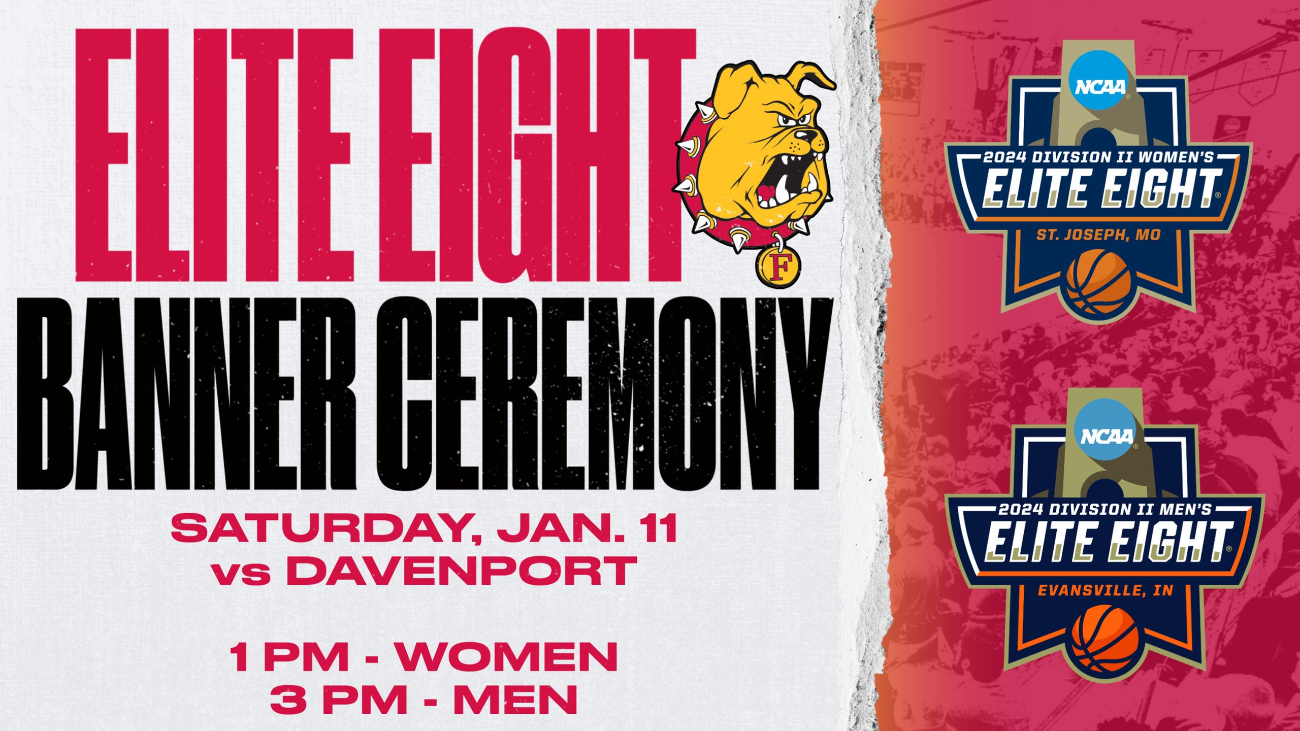 Ferris State Basketball To Hold Elite Eight Banner Ceremony This Saturday Afternoon During Home Doubleheader