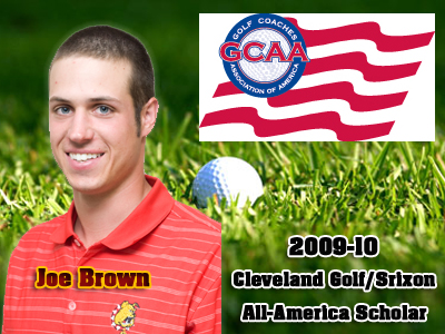 Ferris State's Joe Brown Selected A Cleveland Golf All-America Scholar
