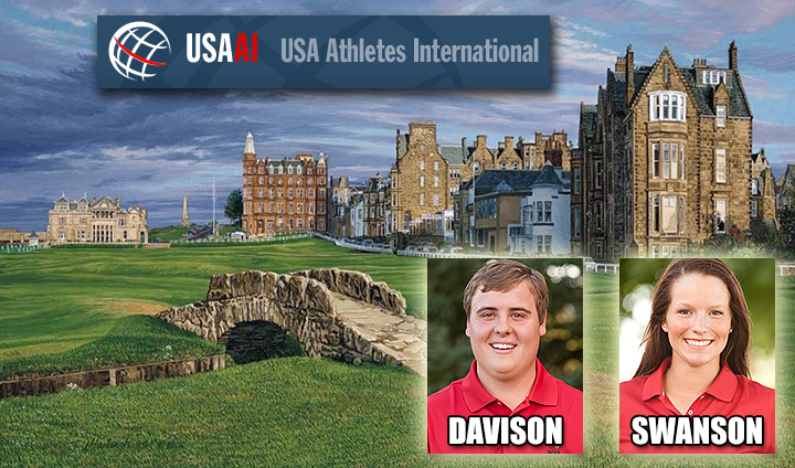 Bulldog Golfers Davison, Swanson Chosen For U.S. Ambassador Team To Scotland