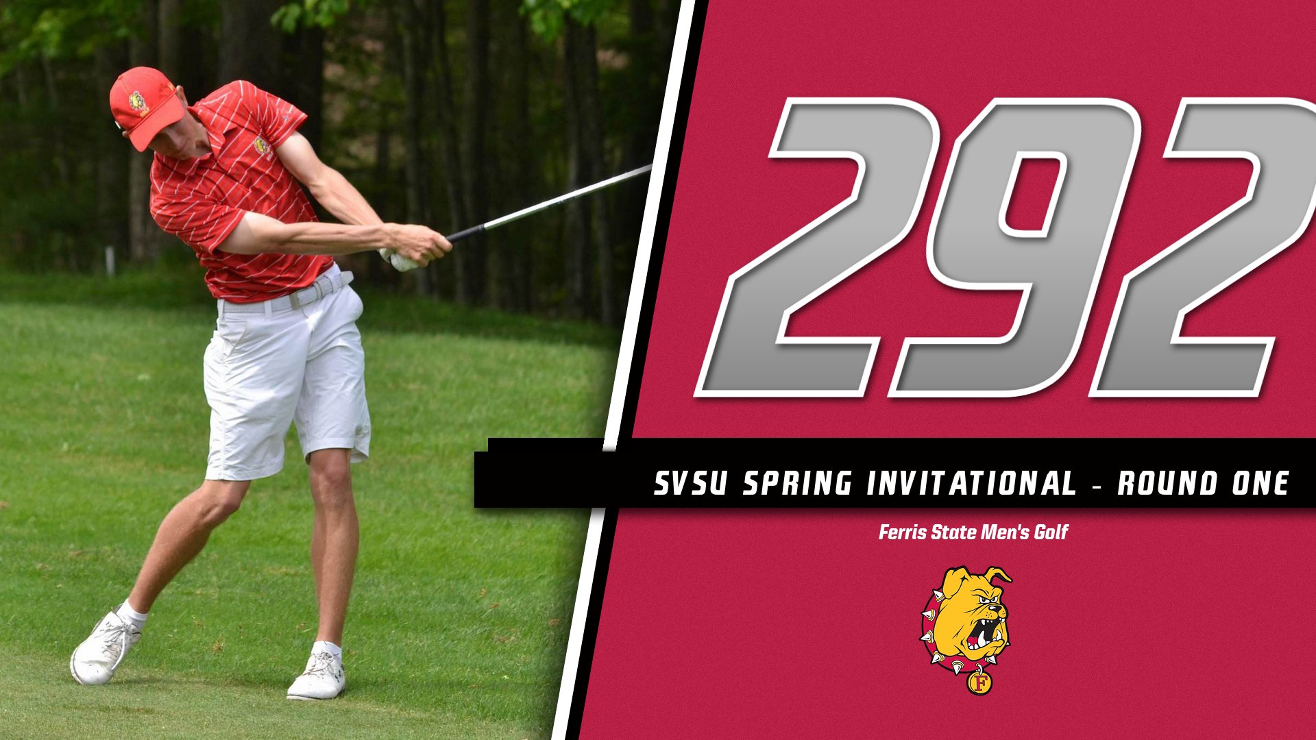 Strong Start For Men's Golf As Bulldogs Sit Third In Large Field At SVSU Spring Invite