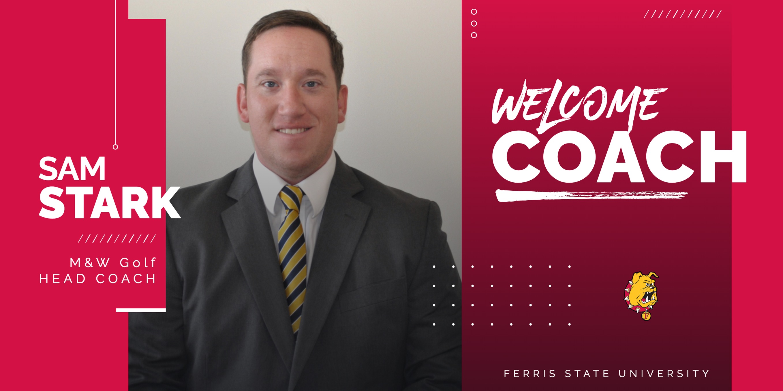 Ferris State Alum Sam Stark Appointed As Bulldogs' New Head Men's and Women's Golf Coach