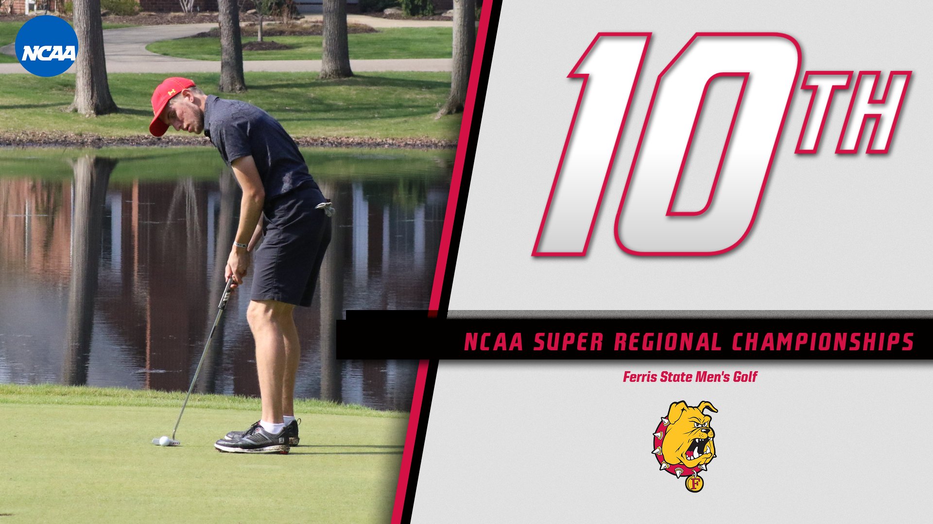 Ferris State Men's Golf Finishes 10th At NCAA Super Regional Championships