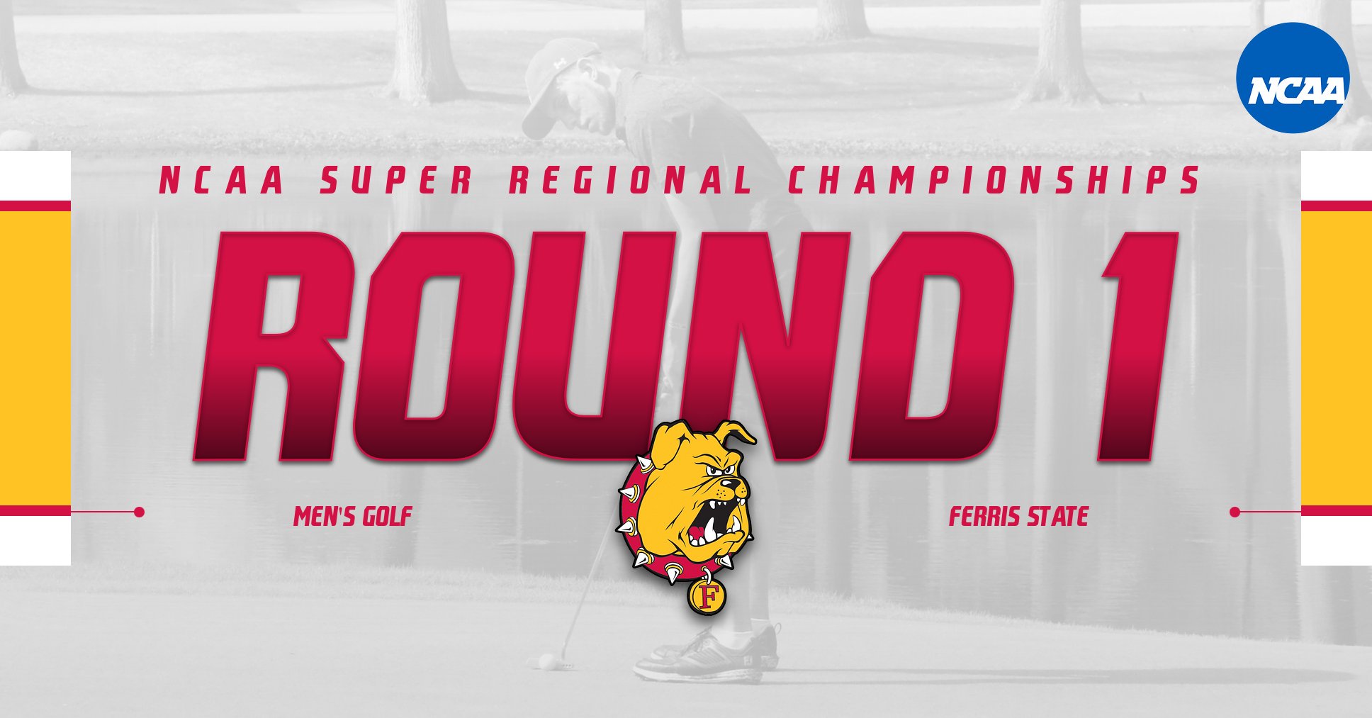 Ferris State Men's Golf Opens NCAA-II Super Regional Championships In 14th Place Overall