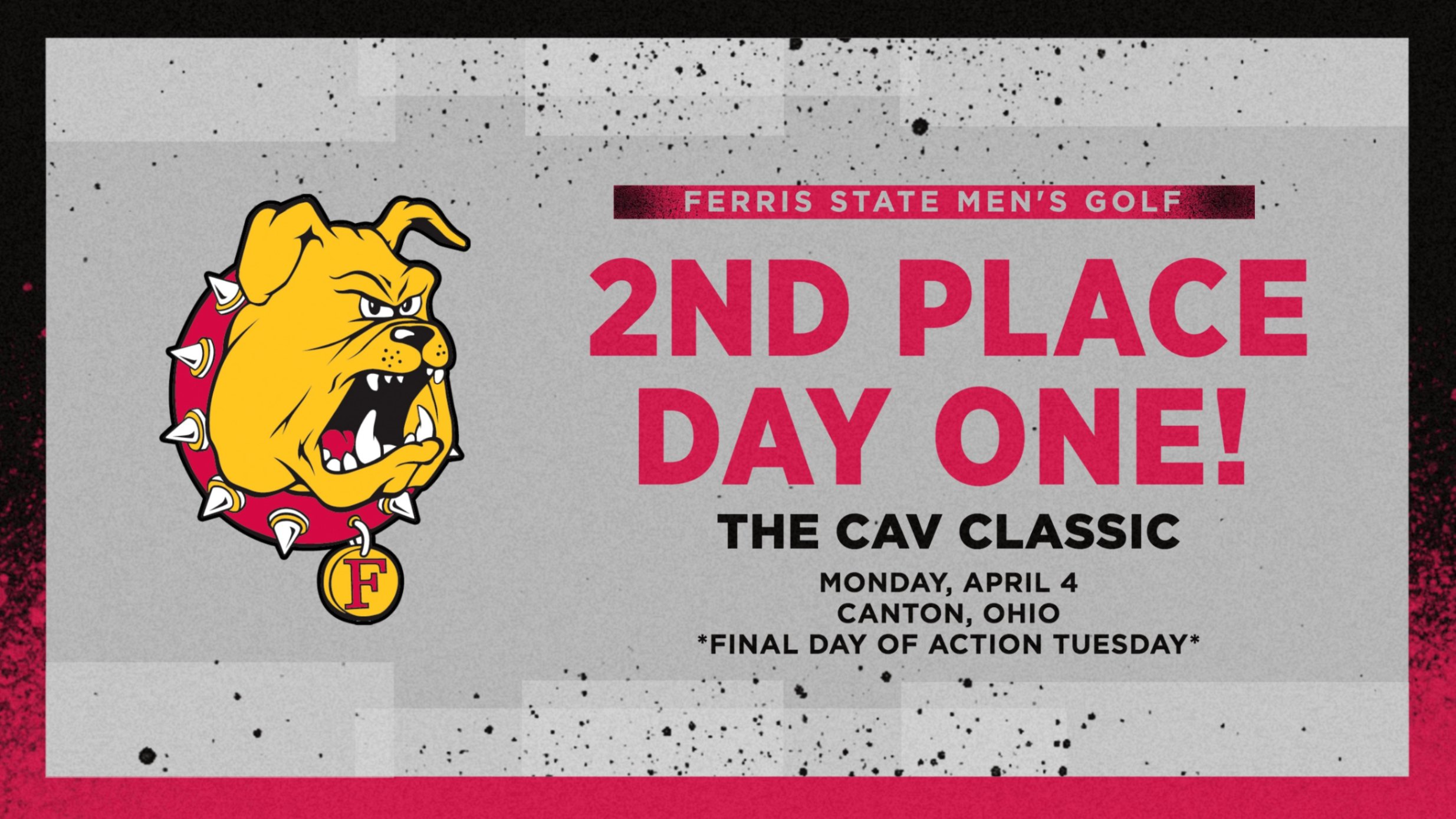 Ferris State Men's Golf Sits Second Following Opening Day At The Cav Classic
