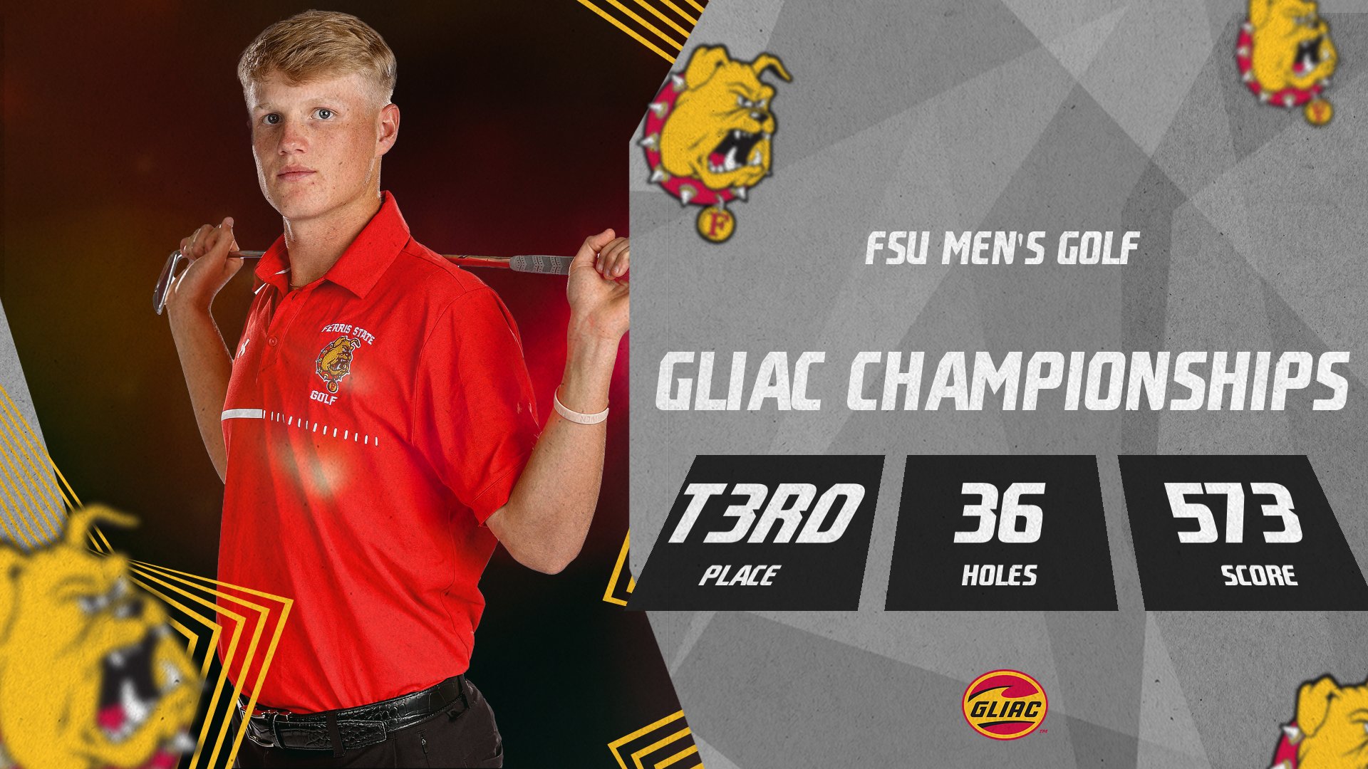 Ferris State Men's Golf Advances To GLIAC Championship Semifinals