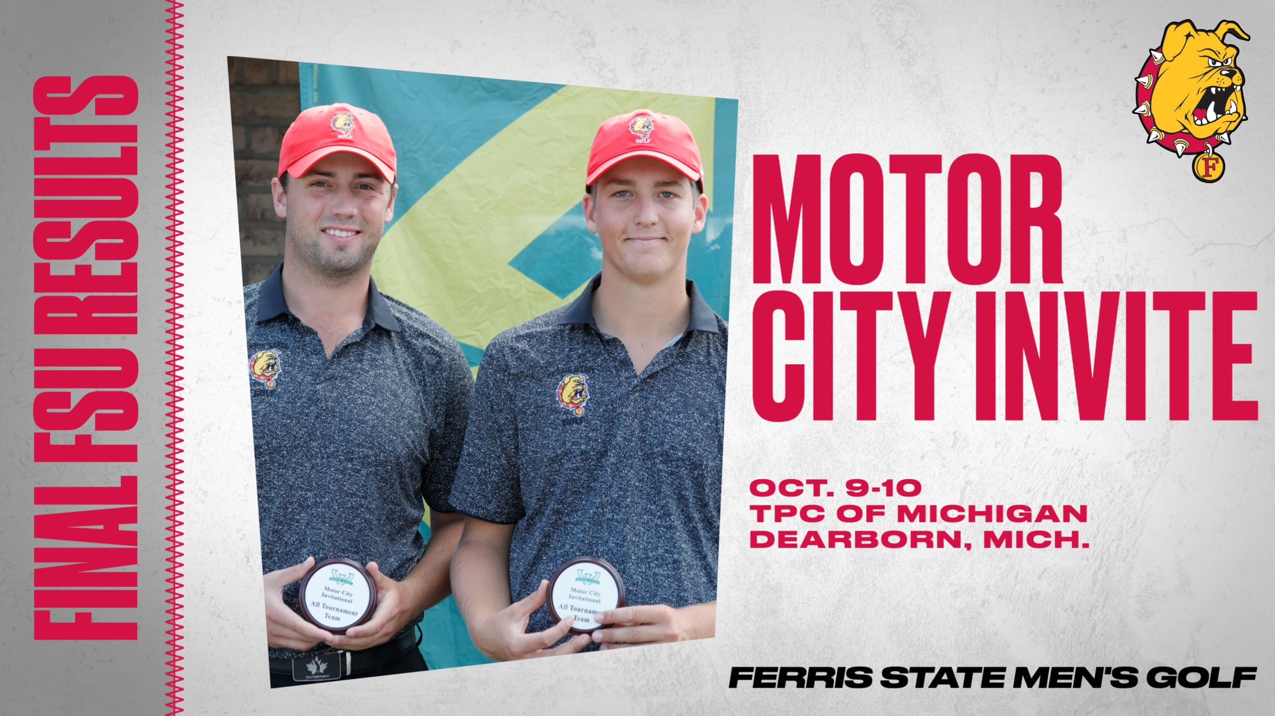 Ferris State Cards Tourney-Low 288 Score To Finish In Third Place At Motor City Invite