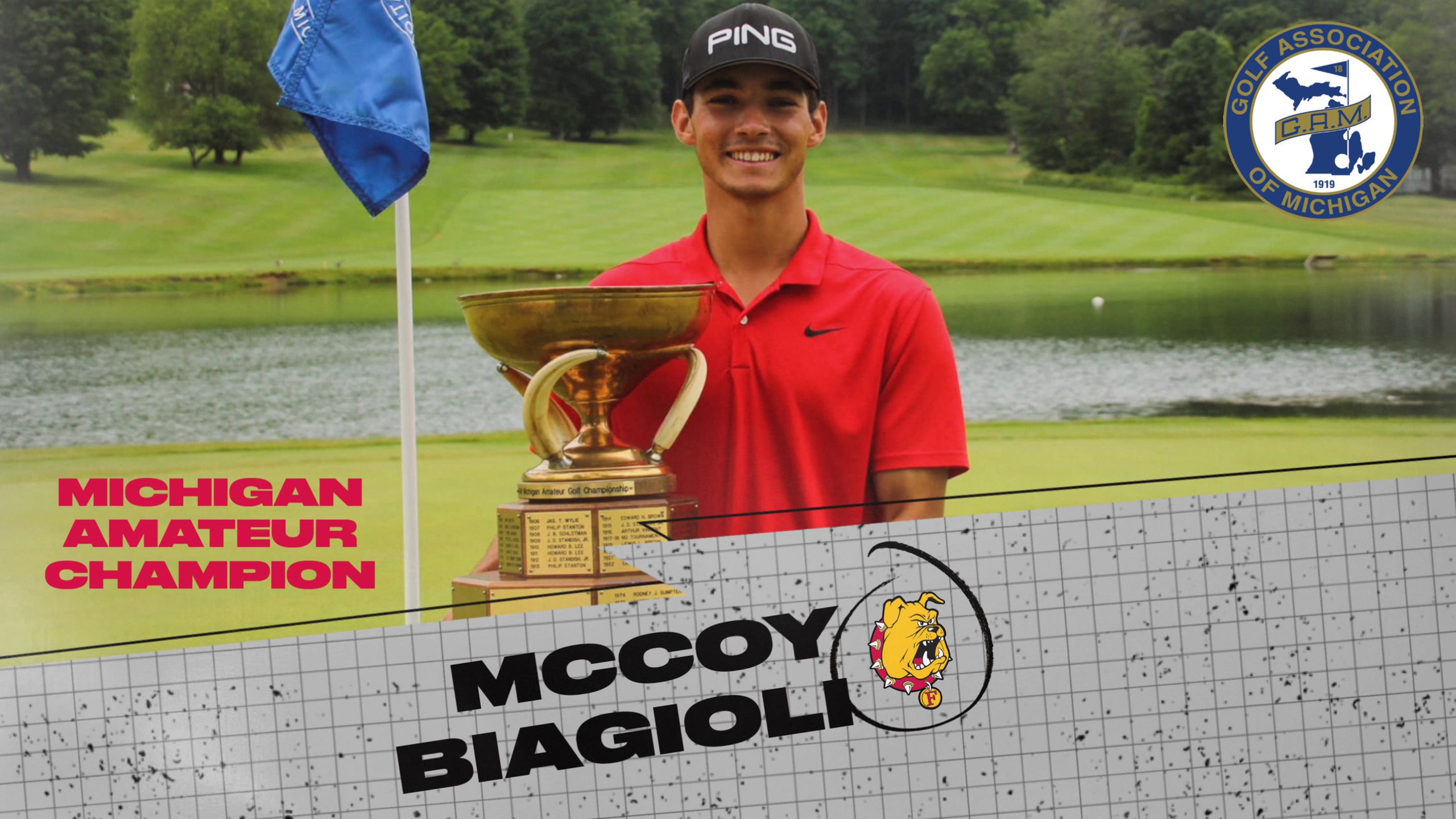 Ferris State's McCoy Biagioli Wins Michigan Amateur Championship To Earn Spot In U.S. Amateur