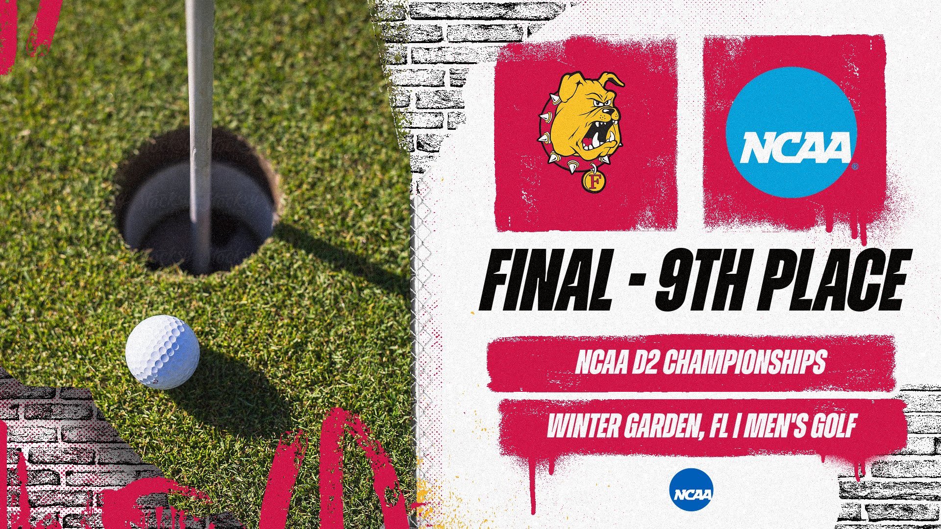 Ferris State Men's Golf Finishes Ninth In The Nation At NCAA D2 National Championships