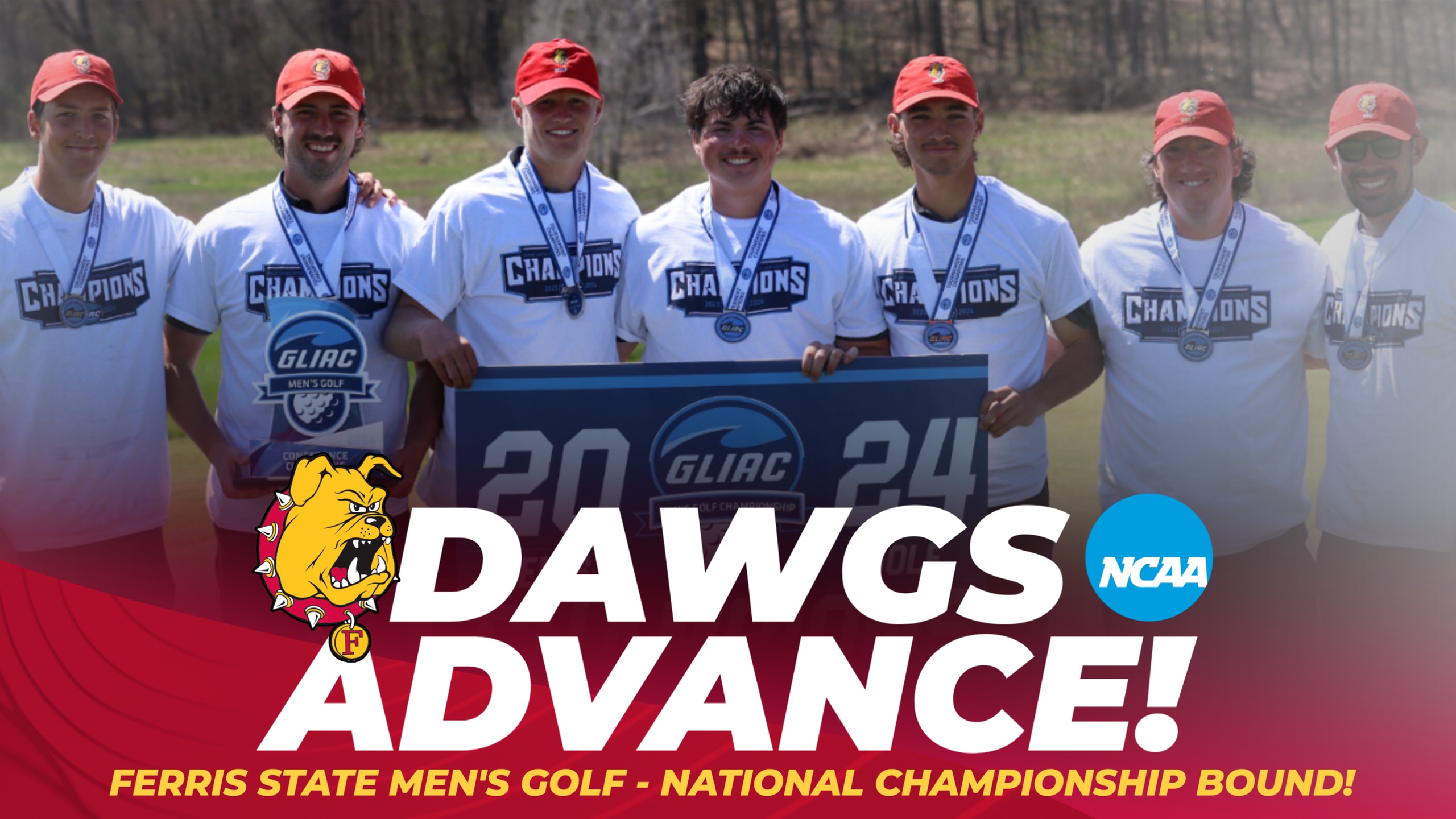 Ferris State Men's Golf Advances To NCAA D2 National Championships In Florida!