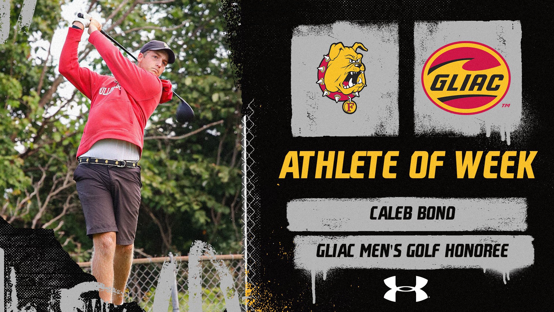 Ferris State's Caleb Bond Earns GLIAC Men's Golf Athlete Of The Week Honor