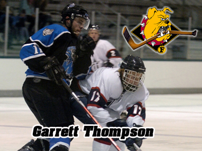 Ferris State's recruit Garrett Thompson nominated for the USA Hockey 2010 Junior Player of the Year.  (Photo courtesy of Traverse City North Stars)