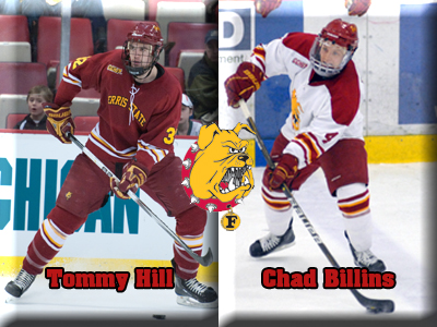 Hill and Billins Named 2011-12 Ferris State Hockey Captains