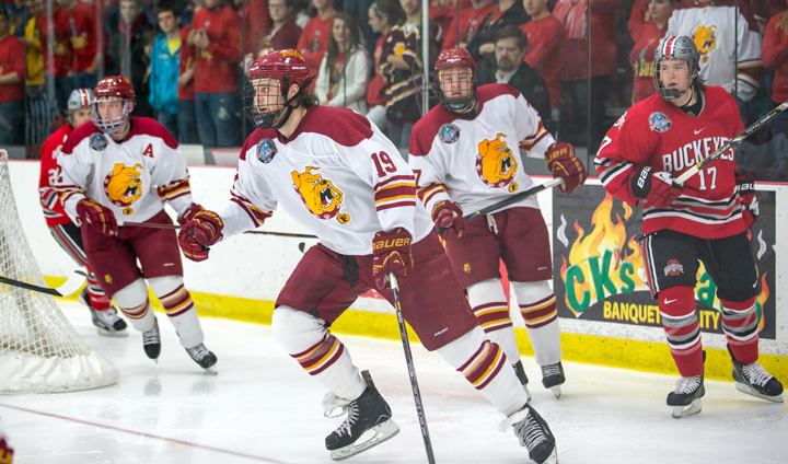 Deciding Game Three Set In CCHA Playoff Series After Bulldog Setback In Game Two