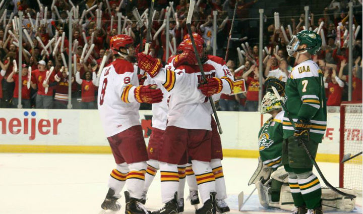 Ferris State Completes Weekend Sweep In Anchorage Behind Two Third-Period Goals From Buzzeo