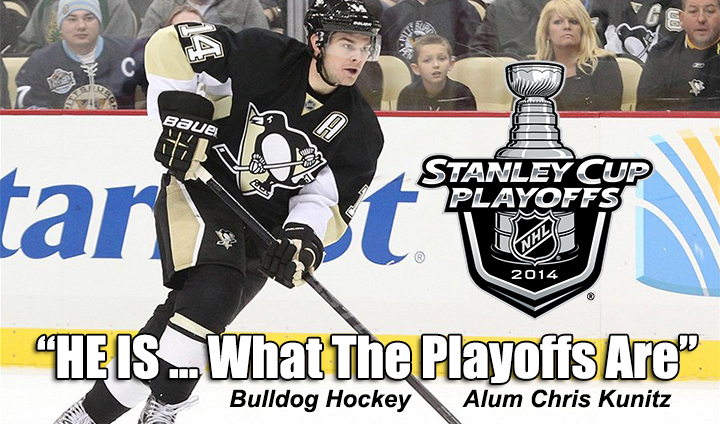 STORY: Bulldog Alum Kunitz's Style, Grit Perfect For Penguins In Playoffs