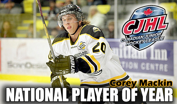 Incoming Ferris State Hockey Signee Corey Mackin Chosen As Canada's National Player Of The Year