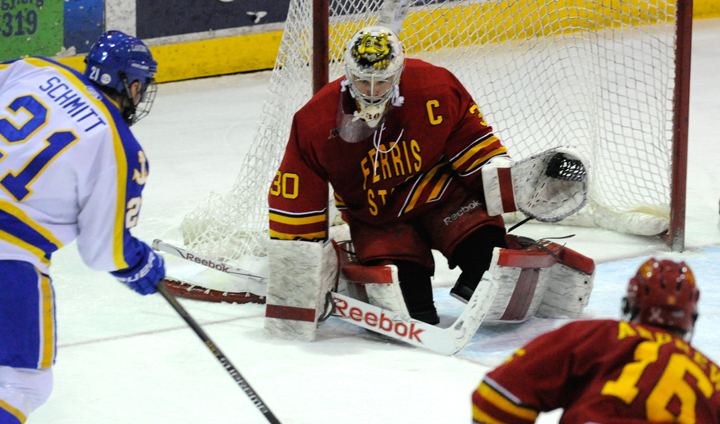 Ferris State Finishes Regular Season With Momentum As Motte Shuts Out LSSU To Become All-Time Wins Leader