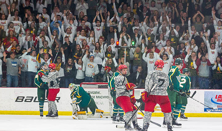 Ferris State Hockey Erupts For Double-Digit Goals In Decisive Series-Opening Win