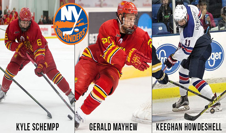 Three Players With Ties To Ferris State Hockey Invited To New York Islanders Prospect Camp