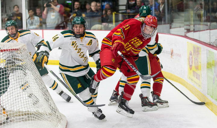 Ferris State Hockey Pushes Unbeaten Stretch To Eight-Straight Games With Win Before Sellout Crowd