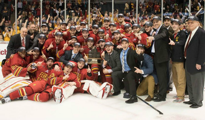 Ferris State Hockey Captures First Ever Conference Tournament Championship