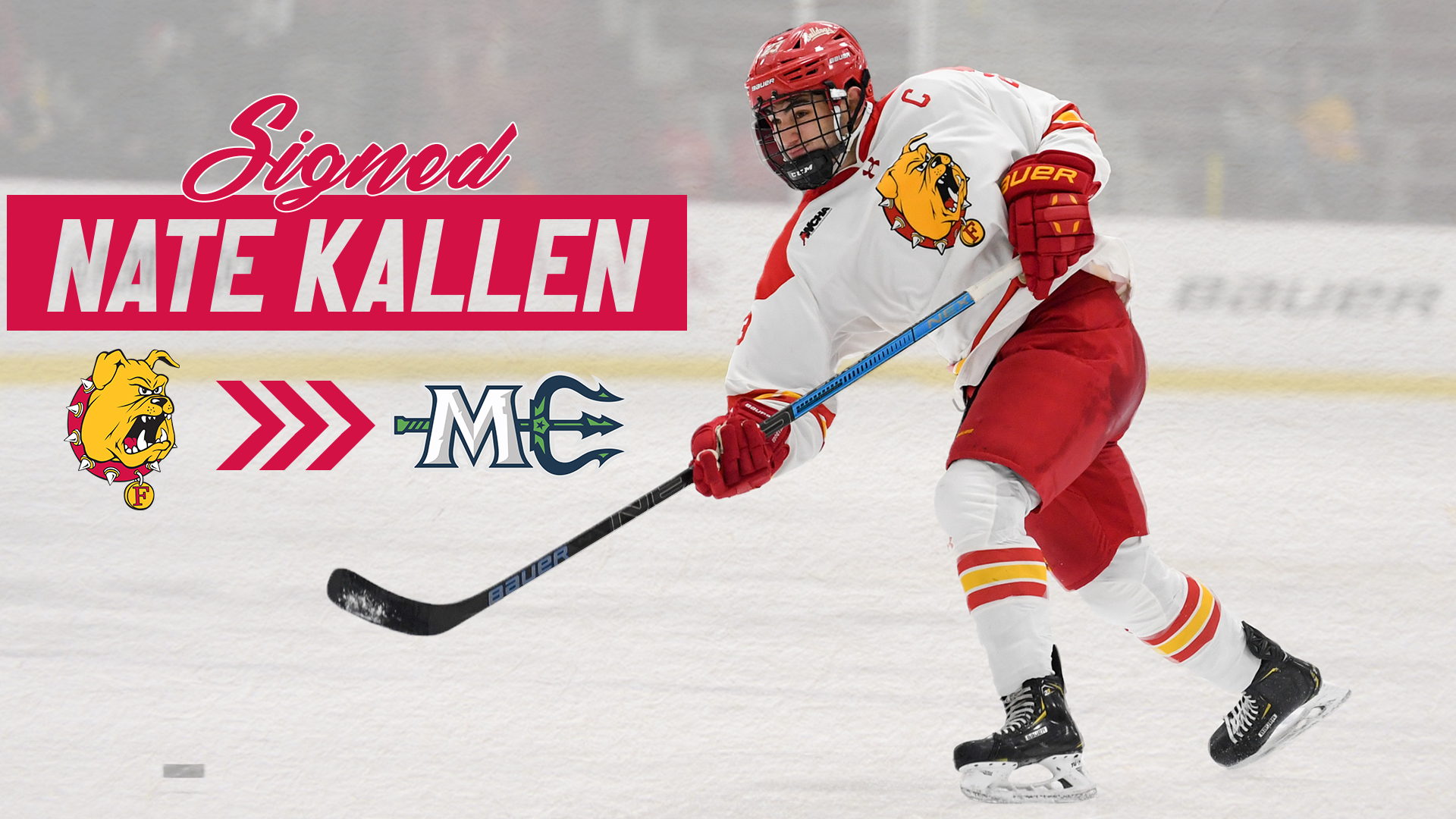 Bulldog Captain Nate Kallen Inks Pro Deal With Maine Mariners