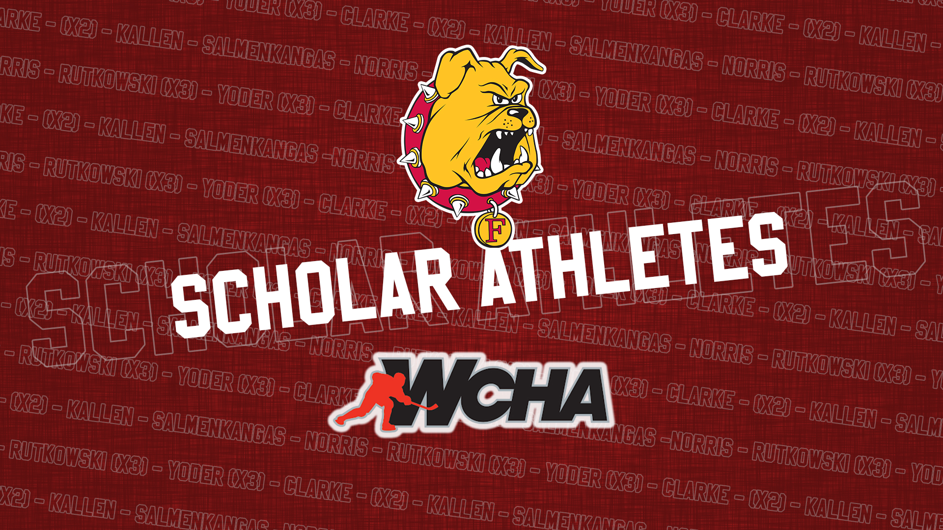 Eight Bulldogs Earn WCHA Scholar Athlete Honors