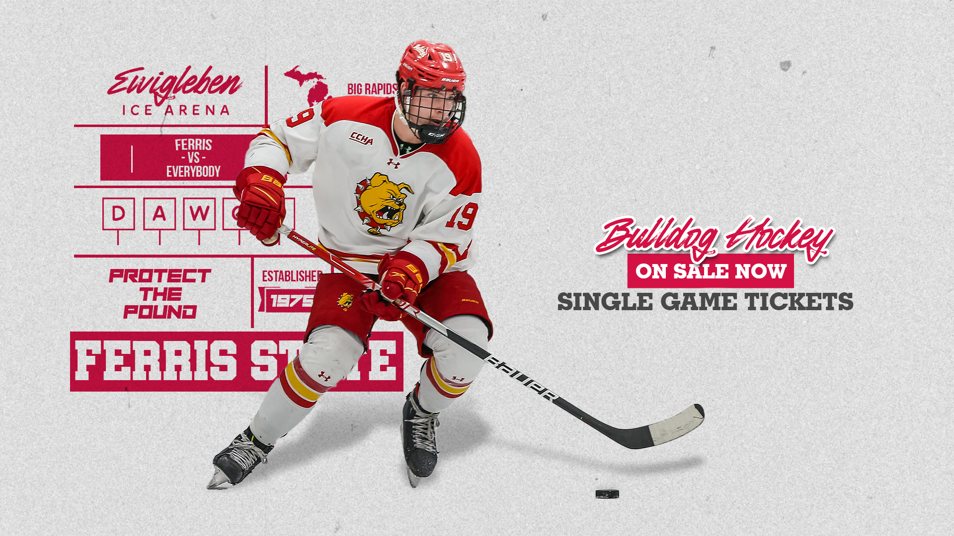 Ferris State Hockey Single-Game Tickets On Sale Now!