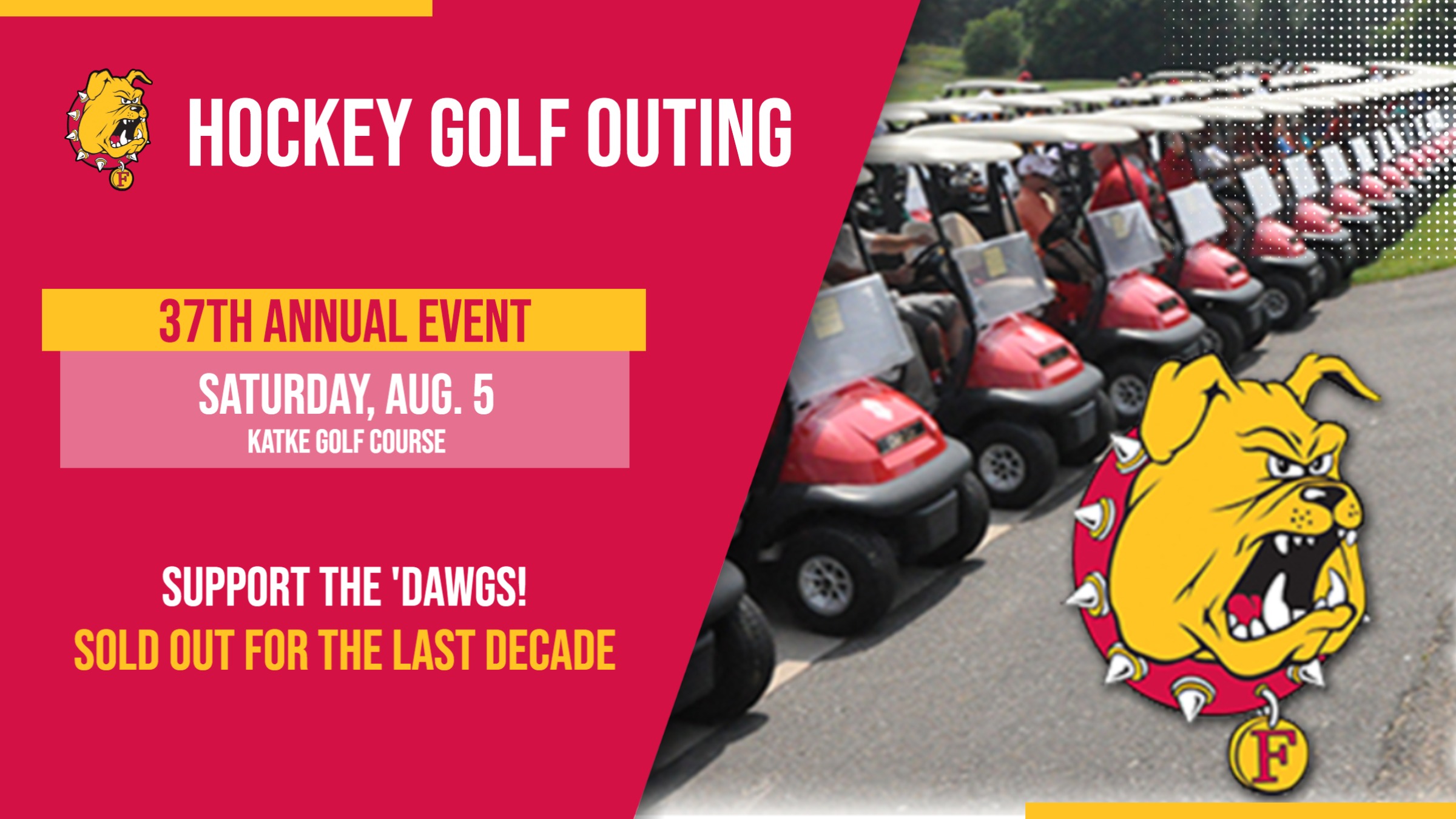 Ferris State Hockey's 37th Annual Alumni Golf Outing Set For Aug. 5