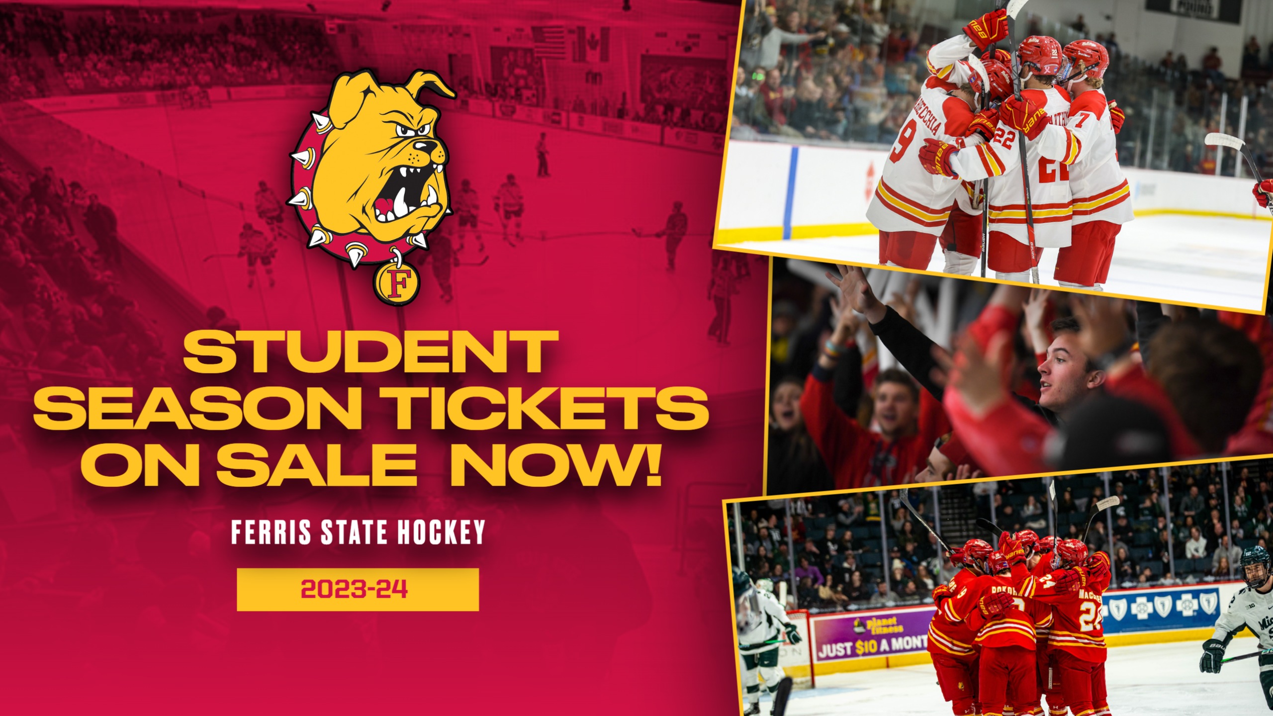 Ferris State Hockey Student Season Tickets On Sale Now!
