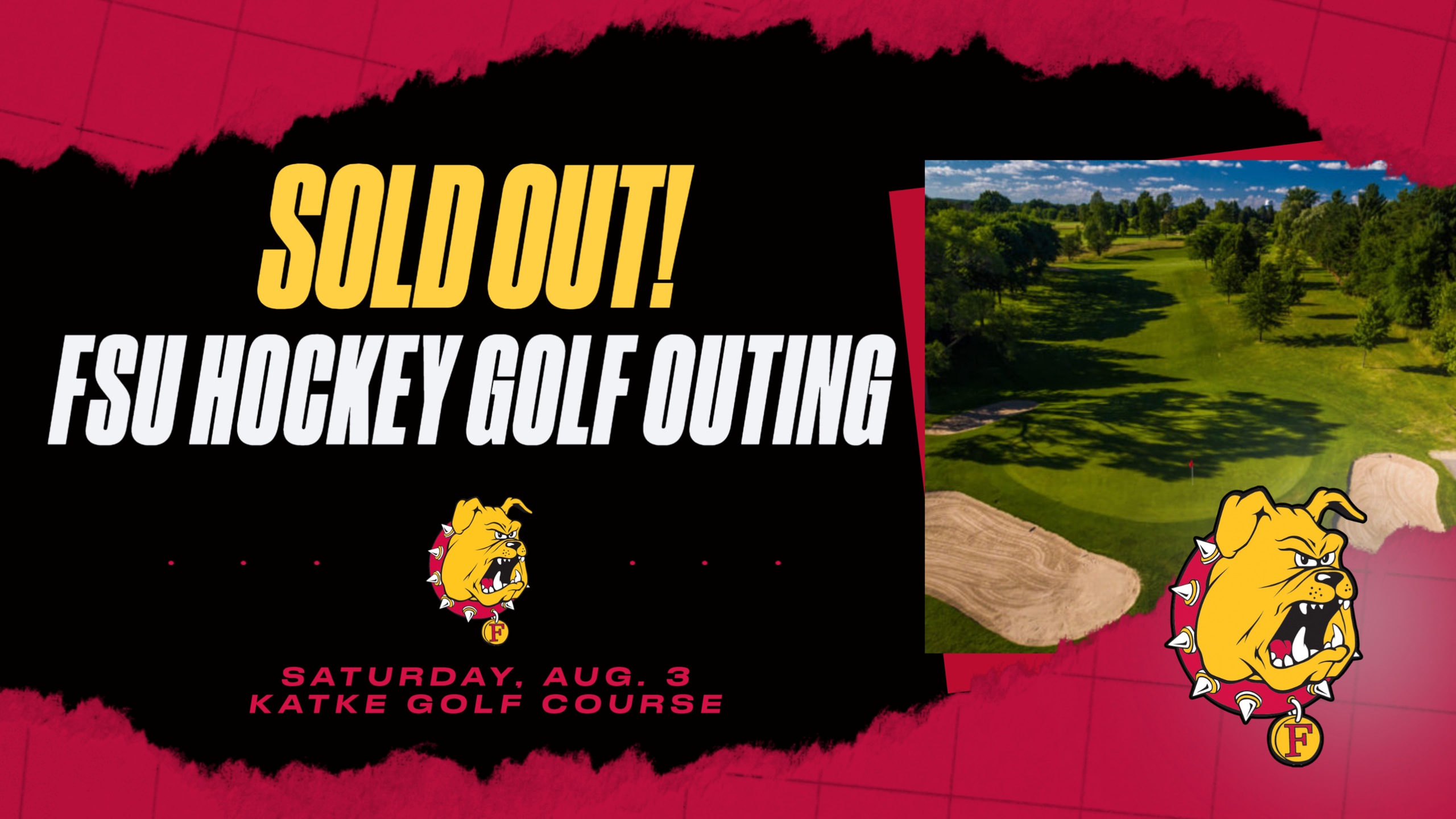 SOLD OUT! Ferris State Hockey Golf Outing Sold Out For 13th Consecutive Year!