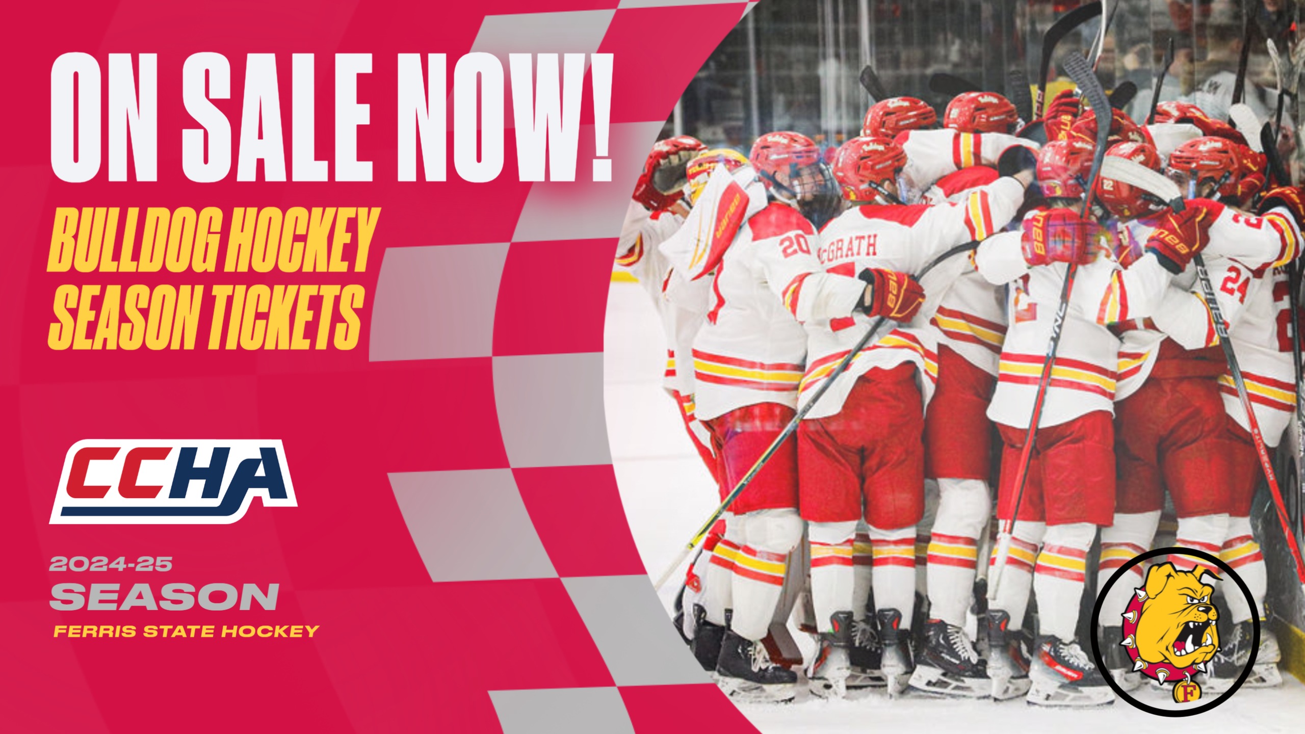 PURCHASE NOW! Bulldog Hockey Season Tickets For 2024-25 Season Now On Sale!