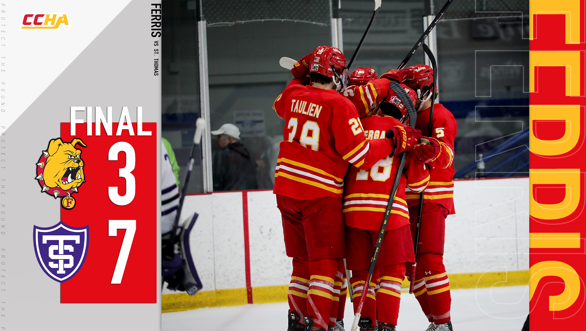 Bulldog Hockey Falls to St. Thomas in Mason Cup Quarterfinals Opener